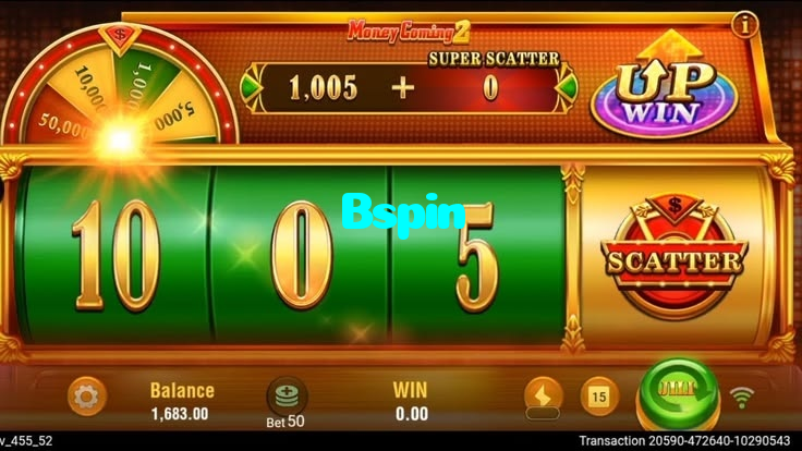 Bspin casino presented on mobile device in Pakistan with slots and live games
